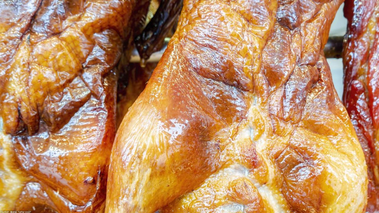 Wholesale meat supply preparation with crates, boxed orders, and organized receiving area